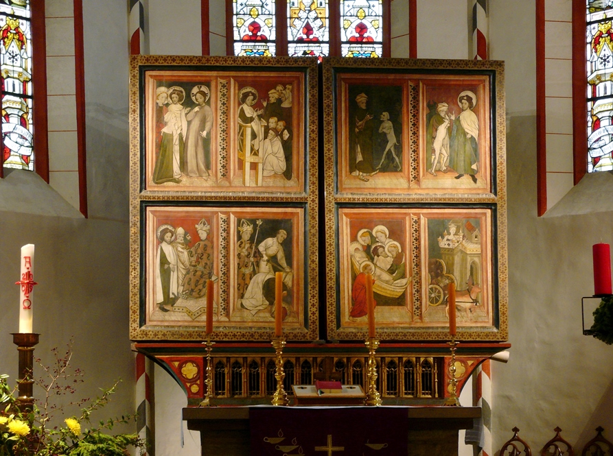 Jacobikirche Gttingen Flgelaltar Werktagsseite